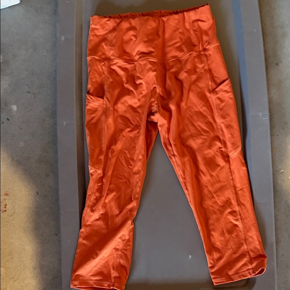 Pants - Bright Orange Leggings